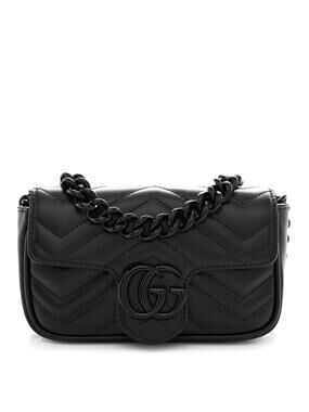 Gucci Calfskin Matelasse Monochrome Gg #295711G11B